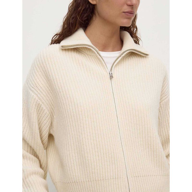 Assembly Label Kaia Wool Zip Sweater Antique White image number 2